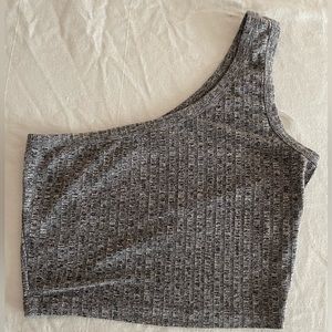 Shein one shoulder crop top